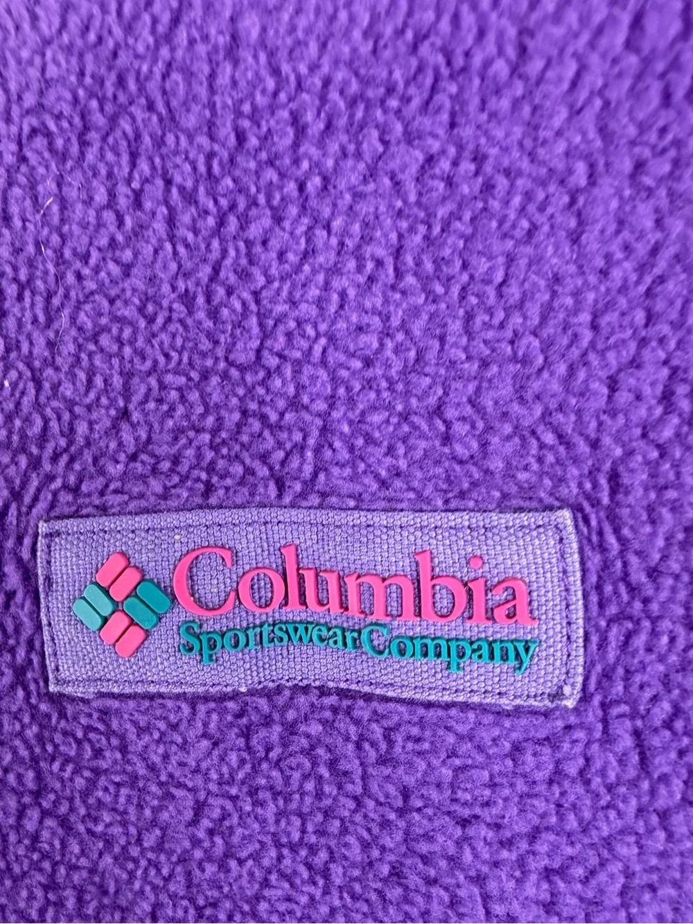 Vintage Columbia Sportswear Fleece Jacket Women's Small Purple - Picture 3 of 10